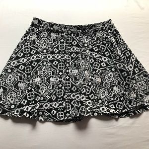 NWOT LA Hearts Black and White A Line Skirt